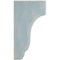 Ekena Millwork 4 3/4"W x 5 1/2"D x 10"H Capistrano Mission Wood Vintage Decor Corbel, Driftwood Blue CORWD04X05X10CPBU - alternate 2